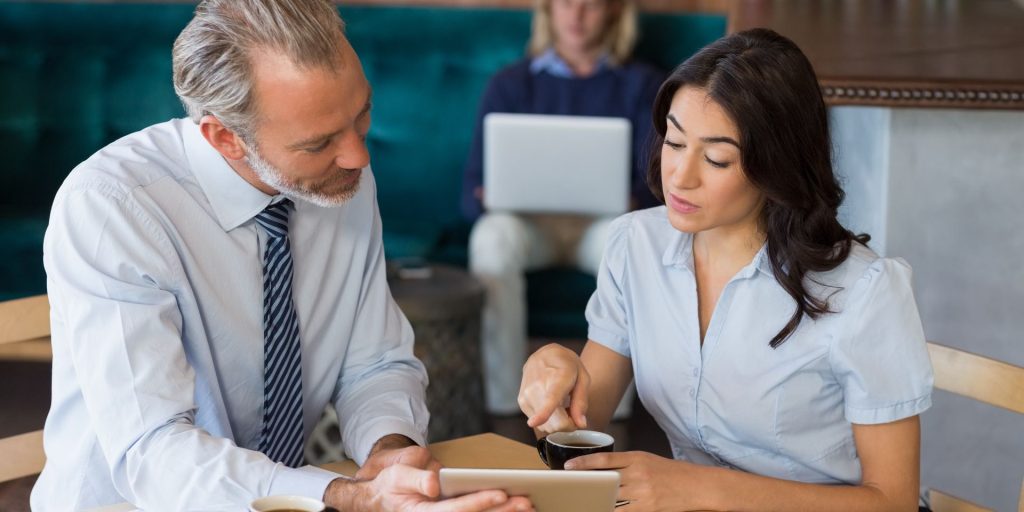 Employee discussing wage garnishment documents with an employment attorney