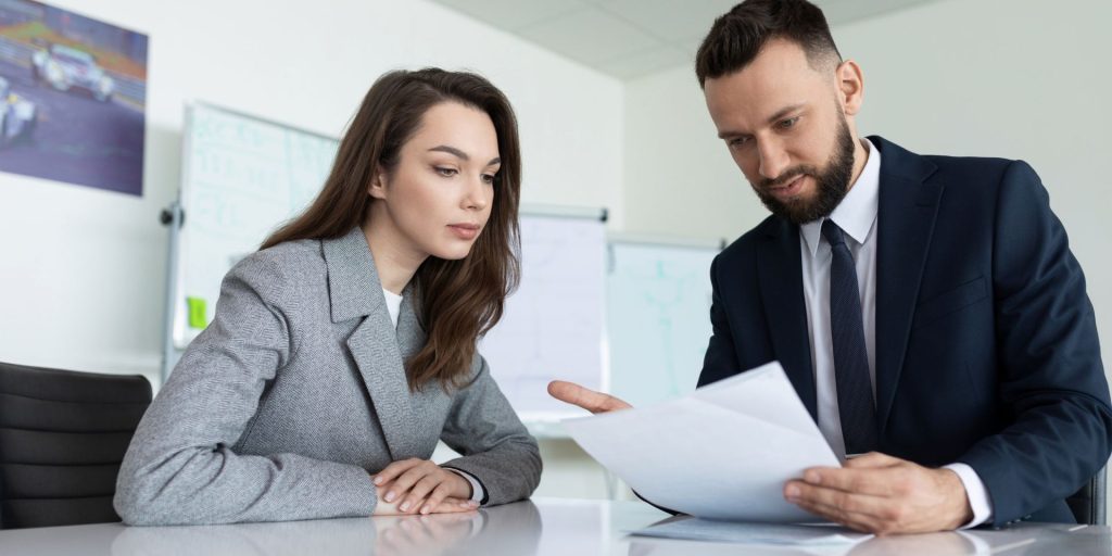 Employee discussing a wrongful termination settlement in Nevada