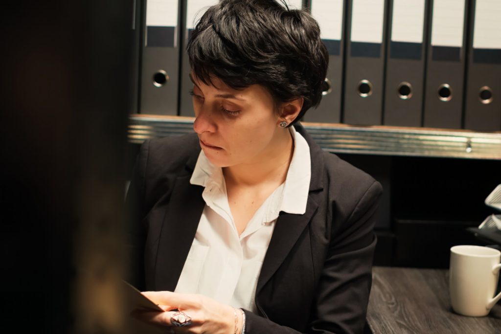 Whistleblower reviewing evidence for a False Claims Act case in Nevada
