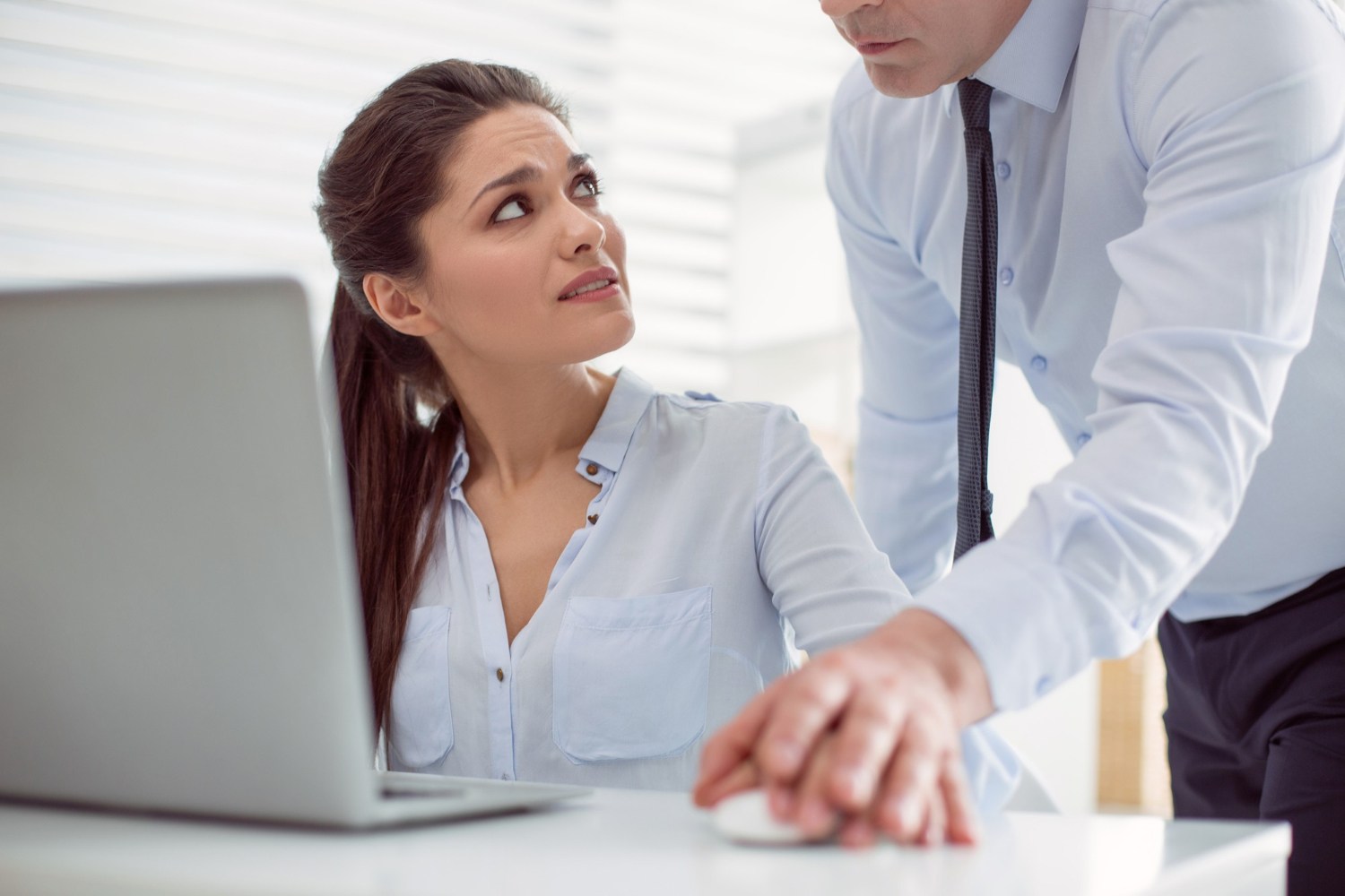 California workplace sexual harassment involving a supervisor who conditions a promotion, raise, or continued employment on unwelcome sexual advances.