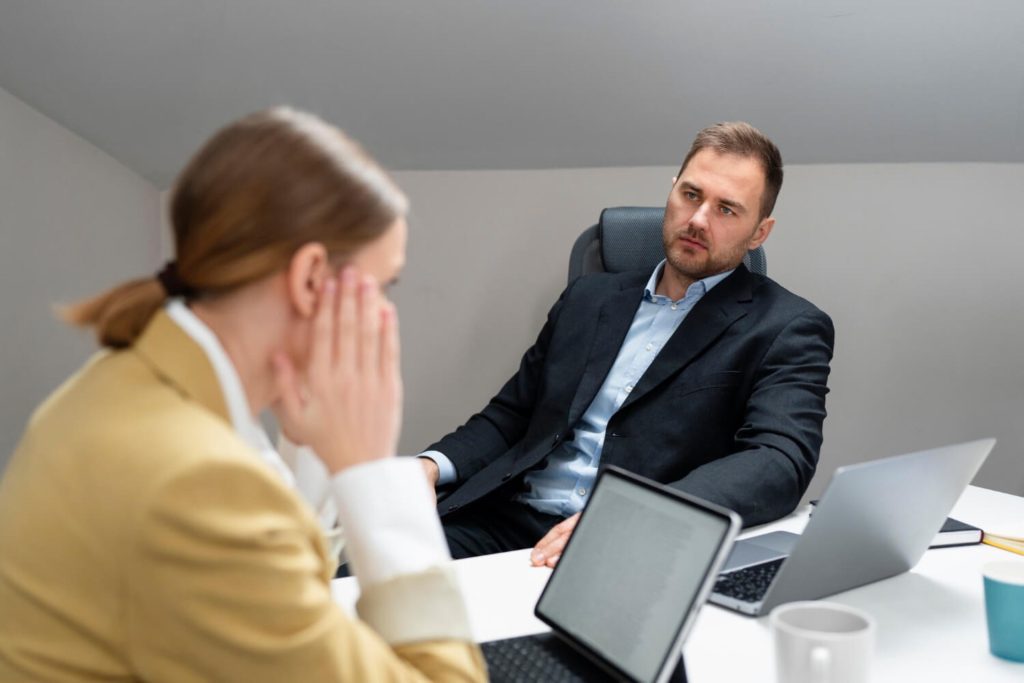 California employee reviewing race discrimination evidence with an employment attorney