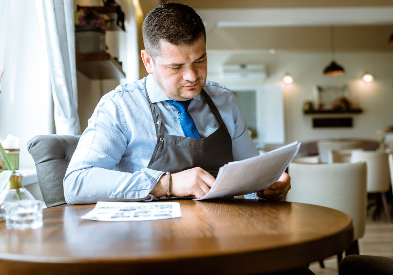 Nevada hospitality worker reviewing an on-call and split-shift schedule