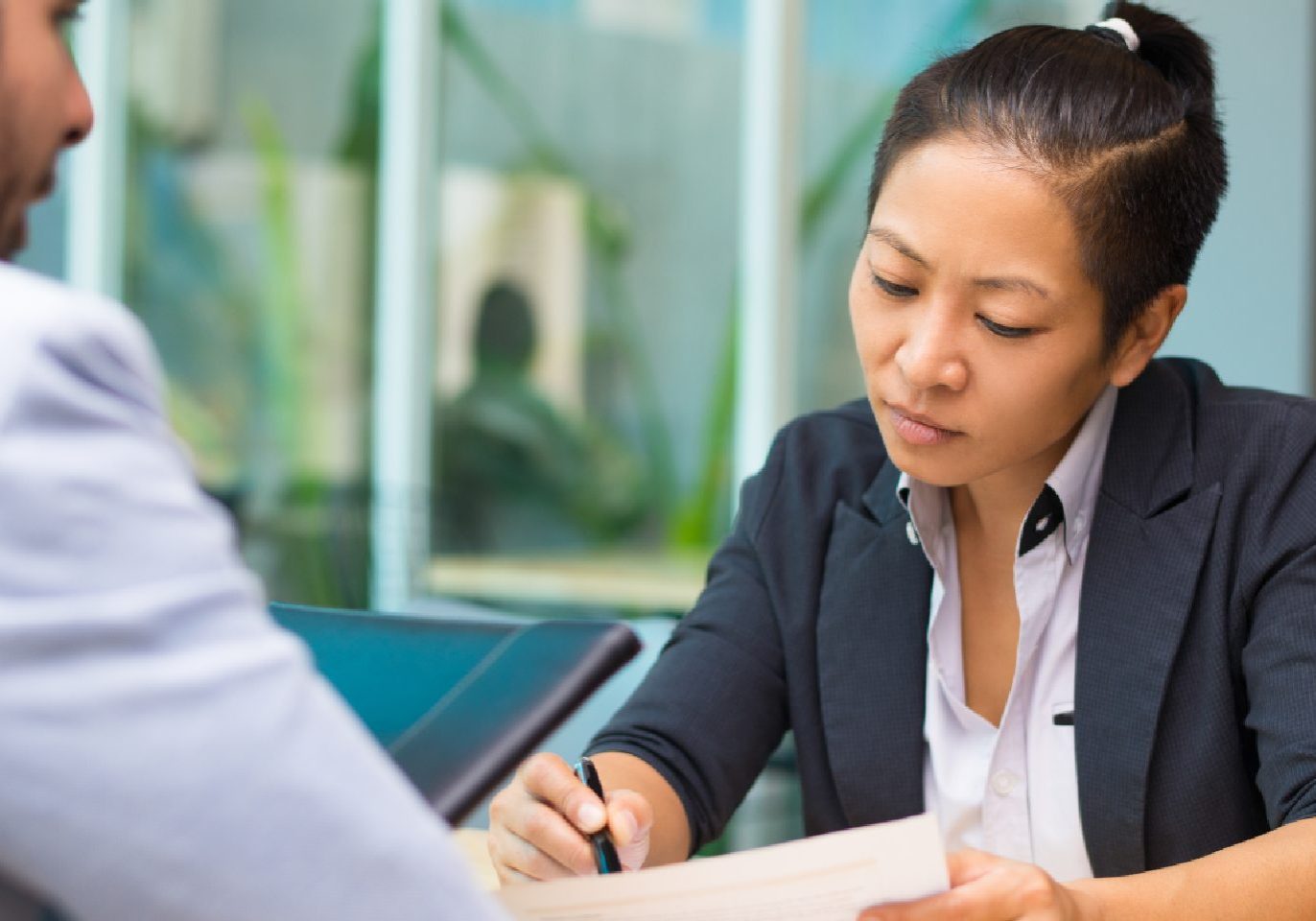 Nevada employee discussing a workplace religious accommodation request with an employment attorney