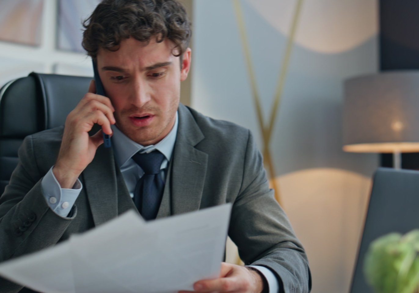 Employee reviewing documents after a layoff or wrongful termination in Nevada